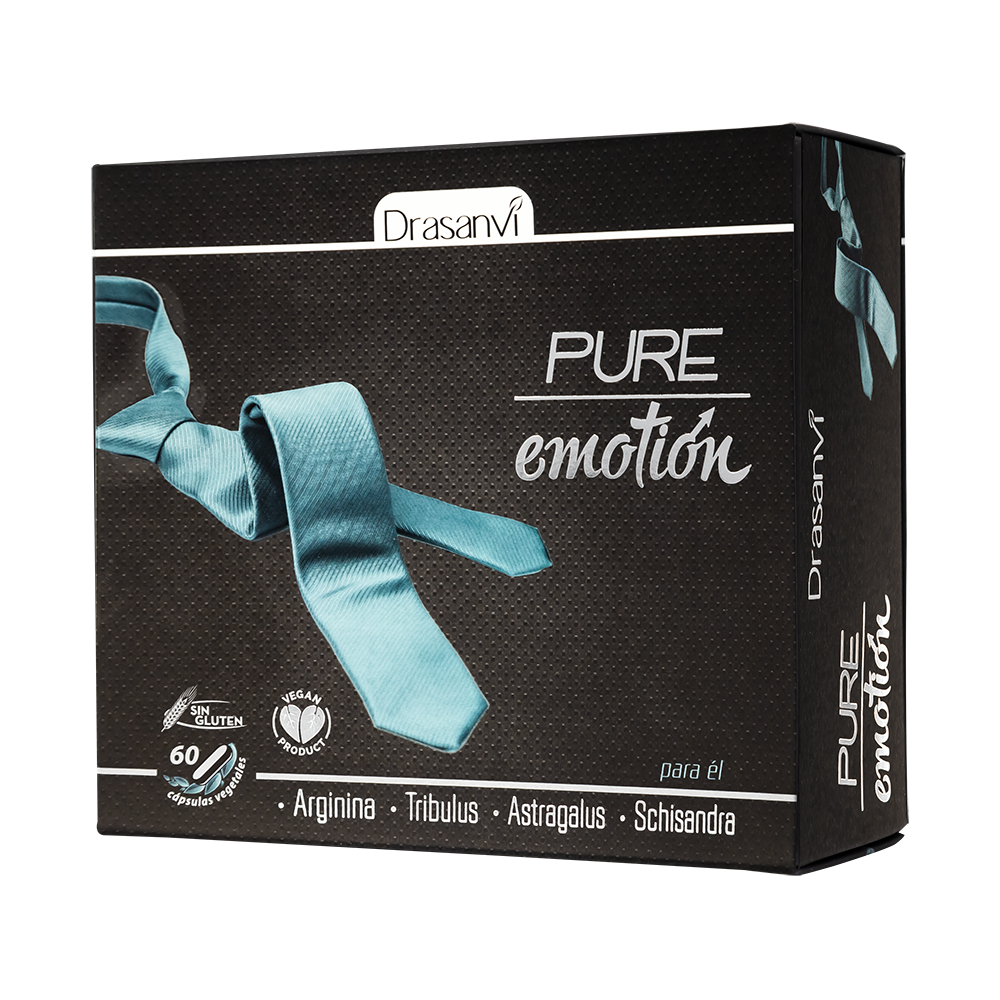 Pure Emotion dla Niego 60 kapsułek - wsparcie libido i testosteronu Drasanvi