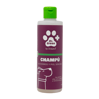 Szampon dla szczeniąt i psów o wrażliwej skórze 250ml - Dr Green by Drasanvi