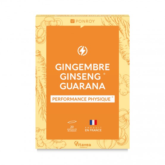 Imbir - Żeń-szeń - Guarana - energia i witalność Ponroy