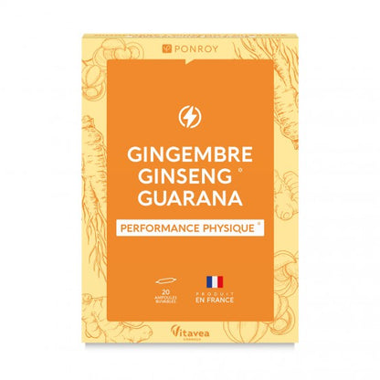 Imbir - Żeń-szeń - Guarana - energia i witalność Ponroy